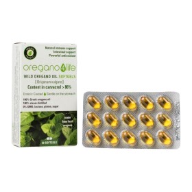 Oregano4Life Wild Oregano Oil 10% Αιθέριο Έλαιο Ρίγανης με Πληθώρα Ευεργετικών Ιδιοτήτων για Όλο τον Οργανισμό, 30softgels