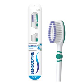 Sensodyne Complete Protection Οδοντόβουρτσα για Ευαίσθητα Δόντια Μαλακή Κόκκινη, 1τμχ