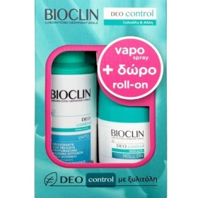 Bioclin Promo Deo Control Vapo Αποσμητικό Spray 100ml & Δώρο Αποσμητικό Roll On 50ml