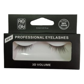Ro Accessories EY183 Βλεφαρίδες με Κόλλα 3D Volume, 1ζευγάρι