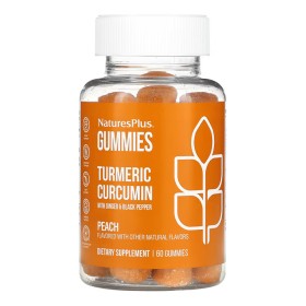 Natures Plus Turmeric Curcumin Ροδάκινο, 60 ζελεδάκια