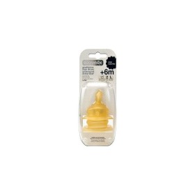 Suavinex Ανατομική θηλή Latex με οπή 2L+6m ,2τμχ