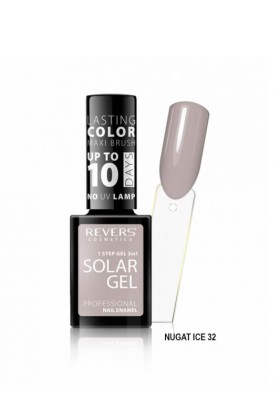 Revers Nail Polish Solar Gel Nugat Ice Ημιμονιμο Βερνικι N32, 10ml