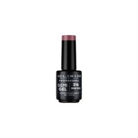 Elixir Make-up Semi Gel Ημιμόνιμο Επαγγελματικό Βερνίκι Νυχιών Νο316 Rose Red, 15ml