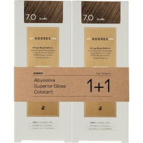 Korres No 7.0 Abyssinia Superior Gloss Colorant Μόνιμη Βαφή Μαλλιών Ξανθό, 2x50ml 1+1 Δώρο