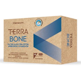 Genecom Terra Bone Για Καλή Υγεία Οστών, Αρθρώσεων & Συνδέσμων, 48ταμπλέτες