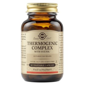 Solgar Thermogenic Complex Φόρμουλα για Έλεγχο του Βάρους Συμβάλει στην Μείωση του Λίπους & στην Αύξηση του Ρυθμού Καύσεων, 60veg.caps