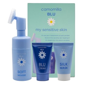 Camomilla Blu My Sensitive Skin Πακέτο με Soft Mousse 100ml, Silk Mask 30ml, Blu Cream 30ml, 1σετ