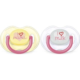 Philips Avent Fashion SCF172/52  Πιπίλα Σιλικόνης 0-6m Ρόζ 2 τεμάχια