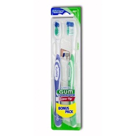 Gum Promo 1+1 Δώρο Super Tip 463 Οδοντόβουρτσα Compact Μέτρια, 2τμχ