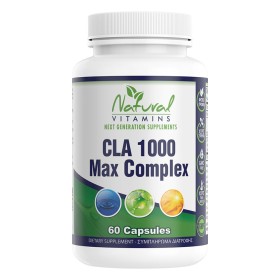 Natural Vitamins CLA 1000 Max Complex με Omega 3 Fish Oil, 60 Κάψουλες