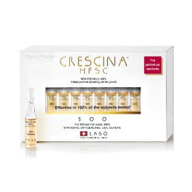 Labo Crescina HFSC Men 500, Αγωγή για Άνδρες για Μεσαία Στάδια Αραίωσης, 10 αμπούλες x 3.5ml