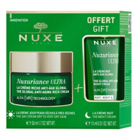 Nuxe Nuxuriance Ultra Σετ Περιποίησης για Αντιγήρανση με Κρέμα Προσώπου για Ξηρό έως Πολύ Ξηρό Δέρμα & Global Anti-Aging Κρέμα Νύχτας 15ml, 1σετ
