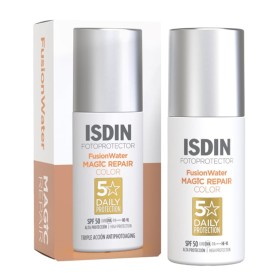ISDIN FotoProtector Fusion Water Magic Repair Color Αντηλιακό Προσώπου με Χρώμα με Αντιγηραντική Δράση SPF50+, 50ml