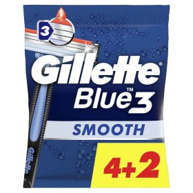 Gillette Blue3 Smooth Ξυραφάκια για τον Άνδρα μιας Χρήσης, 4+2τμχ 