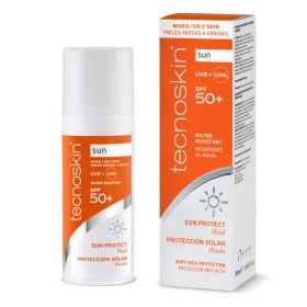 Tecnoskin Sun Protect Fluid SPF50+ Αντηλιακή Κρέμα Προσώπου για Λιπαρές & Ακνεϊκές Επιδερμίδες, 50ml