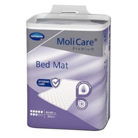Hartmann Molicare Premium Bed Mat 60x60cm Υποσέντονα Πολύ Υψηλής Απορροφητικότητας 8 Σταγόνων, 30τεμ