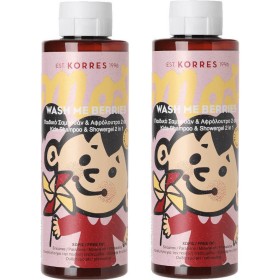 KORRES WASH ME BERRIES ΠΑΙΔΙΚΟ ΣΑΜΠΟΥΑΝ & ΑΦΡΟΛΟΥΤΡΟ 2 ΣΕ 1 ΓΙΑ ΚΟΡΙΤΣΙΑ 250ml & 250ml (1+1 ΔΩΡΟ)
