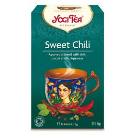 Yogi Tea Sweet Chili Τσάι Μεξικού με Τσίλι για Συγκέντρωση & Ενέργεια, 17 φακελάκια
