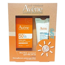 Avene Σετ Προστασίας από τον Ήλιο Ultra Fluid Invisible Αντηλιακή Φροντίδα SPF50 50ML & ΔΩΡΟ After Sun 50ml, 1σετ