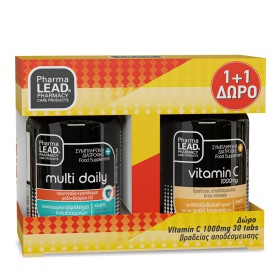 Pharmalead Promo Multi Daily Πολυβιταμίνες, 30caps & Vitamic C, 30tabs (1+1Δώρο)