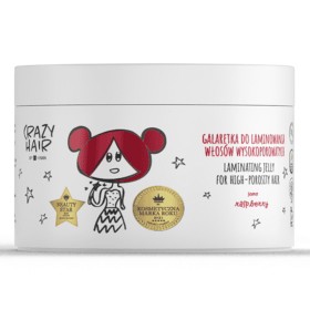 Hiskin Crazy Hair Laminating Gel for High Porosity Hair Μάσκα Μαλλιών Cherry, 300ml