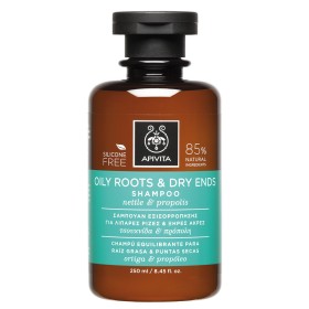 Apivita Oily Roots Dry Ends Shampoo Σαμπουάν Εξισορρόπησης για Λιπαρές Ρίζες και Ξηρές Άκρες με Τσουκνίδα & Πρόπολη, 250ml