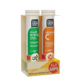 Pharmalead Promo (1+1 Δώρο) Me Multi Energy Πολυβιταμίνη 20 αναβράζουσες ταμπλετες + Δώρο Vitamin C 1000mg Βιταμίνη C 20 αναβράζουσες ταμπλέτες