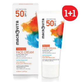 Macrovita Αντηλιακή Κρέμα Προσώπου DD* SPF50 Τinted, 100ml