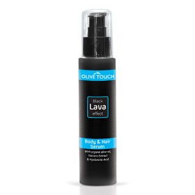 Olive Touch Body & Hair Serum Black Lava Effect Λάδι Σώματος και Μαλλιών με Ηφαιστειακή Λάβα, 100ml