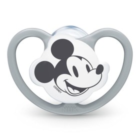 Nuk Ορθοδοντική Πιπίλα Σιλικόνης Χωρίς Κρίκο Space Mickey  Κεφάλι, 18-36m