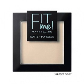 Maybelline Fit me Matte & Poreless Pressed Powder Πούδρα 104 Soft Ivory, 8.2gr