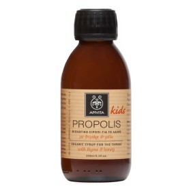 Apivita Kids Propolis Παιδικό Βιολογικό Σιρόπι με Μέλι & Θυμάρι για το Βήχα & τον Ερεθισμένο Λαιμό, 150ml