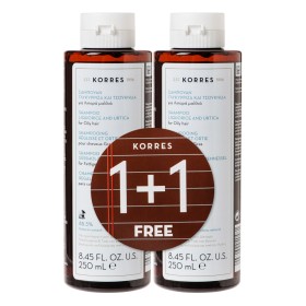 Korres Promo Σαμπουάν για Λιπαρά μαλλιά με Γλυκύρριζα και Τσουκνίδα (1+1Δώρο), 500ml 
