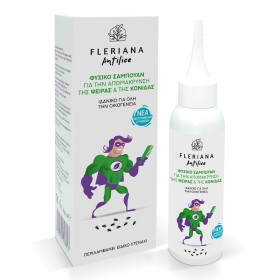 Fleriana Φυσικό Σαμπουάν για την Απομάκρυνση της Ψείρας & της Κόνιδας σε Νέα Βελτιωμένη Σύνθεση, 100ml