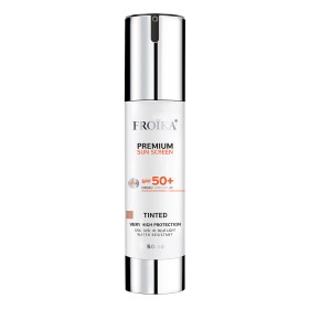 Froika Premium Sunscreen Tinted SPF50 Αντιηλιακή Κρέμα Προσώπου Με Χρώμα, 50ml