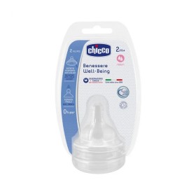 Chicco Psychological Θηλή Σιλικόνη 2m+ Μέτρια Ροή, 2τμχ
