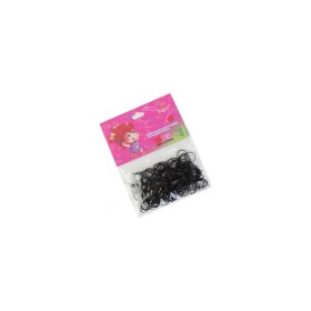 Ro-Accessories Λάστιχα Μαλλιών Ράστα Μαύρα - 04-0016