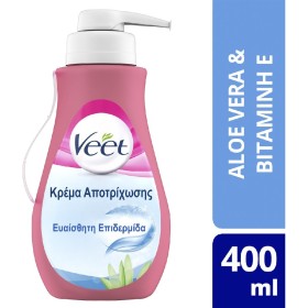 Veet Αποτριχωτική Κρέμα Για Ευαίσθητο Δέρμα 400ml