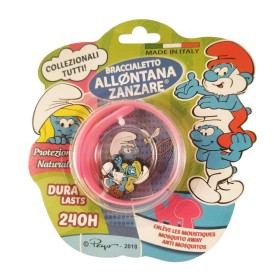 Italian Brand Πορτοκαλί Αντικουνουπικό Παιδικό Βραχιόλι Στρουμφάκια, 1τμχ