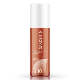 Garden Λάδι Μαυρίσματος με Έλαια Καρύδας & Καρότου SPF10, 200ml