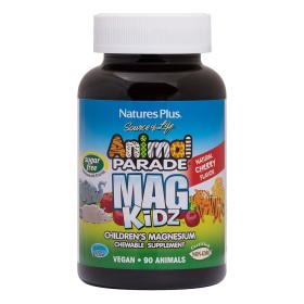 Natures Plus Animal Parade Mag Kidz Συμπλήρωμα Μαγνησίου για Παιδιά, 90 Μασώμενες Ταμπλέτες