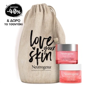 Neutrogena Promo Set Bright Boost Face Gel Cream, 50ml & Night Face Cream,​​​​​​​ 50ml & Δώρο Τσαντάκι