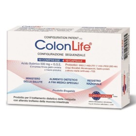 Bionat ColonLife Συμπλήρωμα Διατροφής με Βουτυρικό Οξύ και Προβιοτικά για Ευερέθιστο Έντερο, 10 tabs & 10 caps