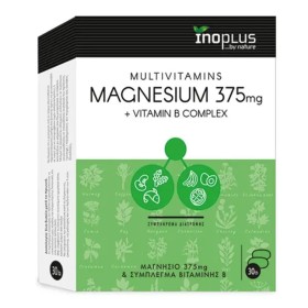 Inoplus Magnesium 375 mg + Vitamin B Complex, 30 ταμπλέτες