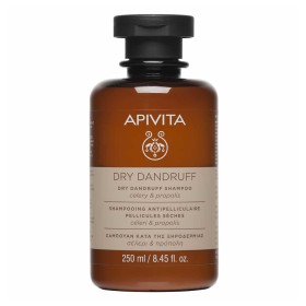 Apivita Dry Dandruff Shampoo with Celery & Propolis Σαμπουάν Κατά της Ξηροδερμίας με Σέλερι & Πρόπολη, 250ml