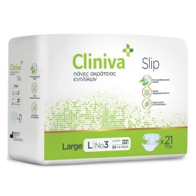 Cliniva Slip Πάνα Ακράτειας Ενηλίκων No3 Large, 21τμχ