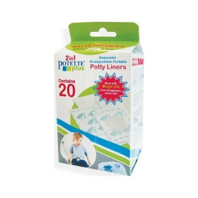 Potette Plus Ανταλλακτικές βιοδιασπώμενες σακούλες σε ρολό, 20τμχ