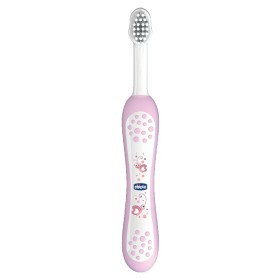 Chicco Βρεφική Οδοντόβουρτσα 6m+ Ροζ, 1τμχ