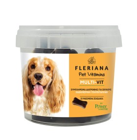 Power Health Pet Vitamins Multi-vit, Συμπλήρωμα Διατροφής για Σκύλους. Για την Διατήρηση της Καλής Υγείας και Ευημερίας του Οργανισμού του Κατοικιδίου, 20 Μασώμενα Ζελεδάκια